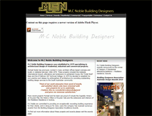Tablet Screenshot of mcnoblebuildingdesign.com